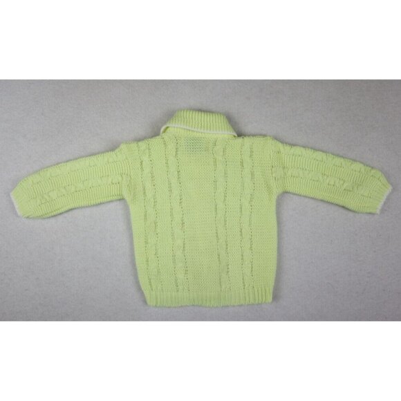 INFANT GIRLS YELLOW CARDIGAN SWEATER  BONNET SOCKS SET - CRADLEKNIT - Picture 5 of 9